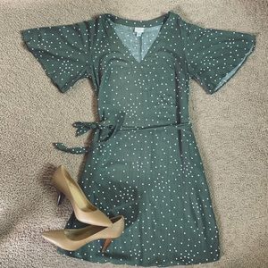 A New Day Flutter Sleeve, Polka Dot dress